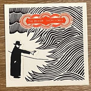 Authentic RADIOHEAD Thom Yorke THE ERASER Promo Sticker